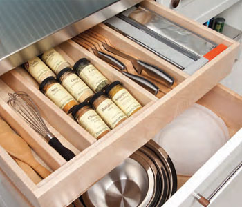 Drawer Dividers and Plate Holders - Decora Cabinetry